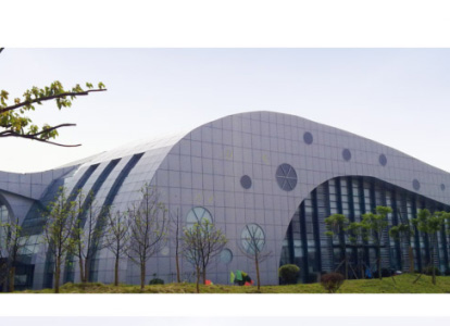 北票会议中心外景网架工程
